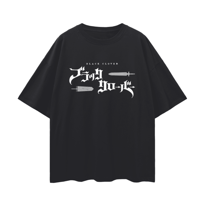 Black Clover - Asta Graffiti Streetwear Shirt Black - AY Line Black Beauty / S