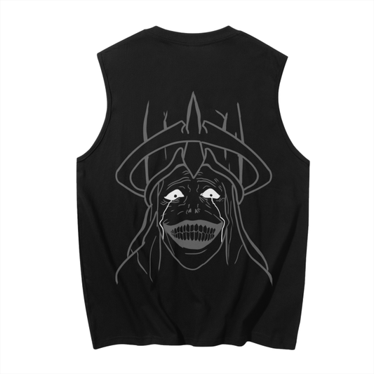 Solo Leveling - God Statue Streetwear Tank Top Black - AY Line