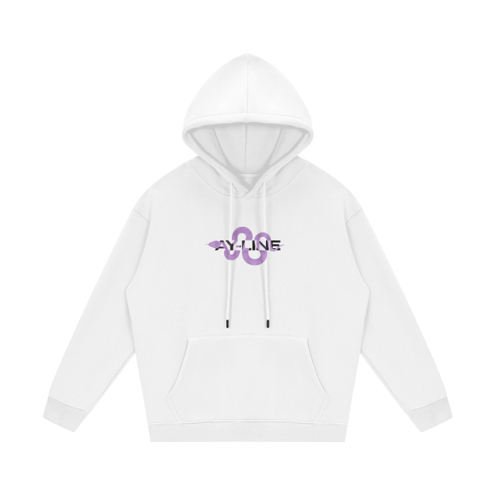 Medusa Heavyweight Hoodie - AY Line White / S