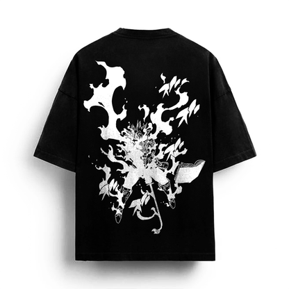 Black Clover - Asta Graffiti Streetwear Shirt Black - AY Line