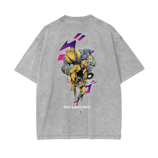 Jojo Bizarre Adventure - Dio Brando Snow Wash Shirt - AY Line