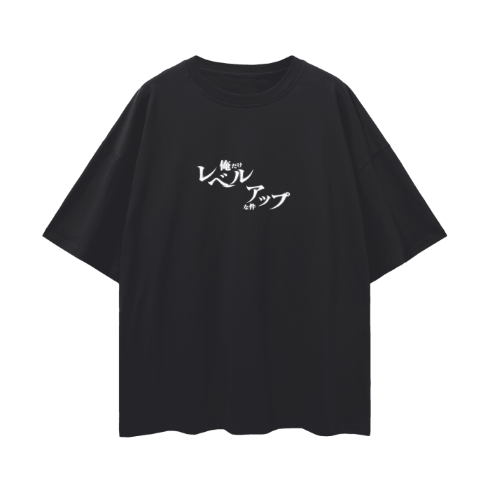 Solo Leveling - God Statue Streetwear Shirt Black - AY Line Black Beauty / S