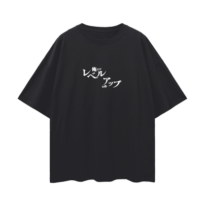 Solo Leveling - God Statue Streetwear Shirt Black - AY Line Black Beauty / S