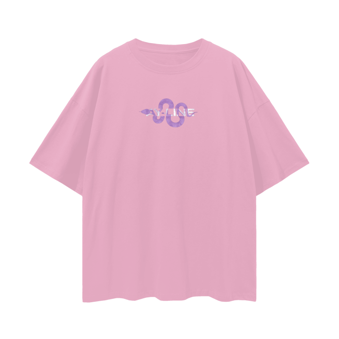 Medusa - Oversized Shirt pink - AY Line Bean Paste Red / S