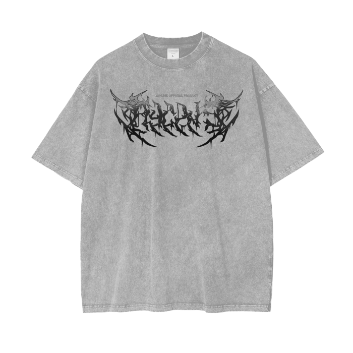 Attack on Titan - Rumbling Shirt Stone Washed - AY Line Light Gray / S