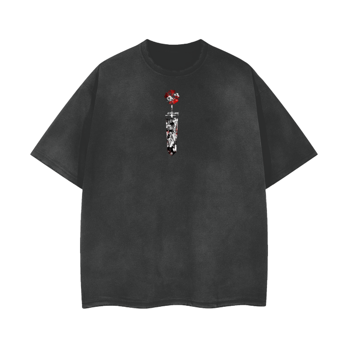 Black Clover - Asta Shirt - AY Line Vintage Black Gray / S