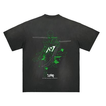 One Piece - Zoro Streetwear Washed T-Shirt