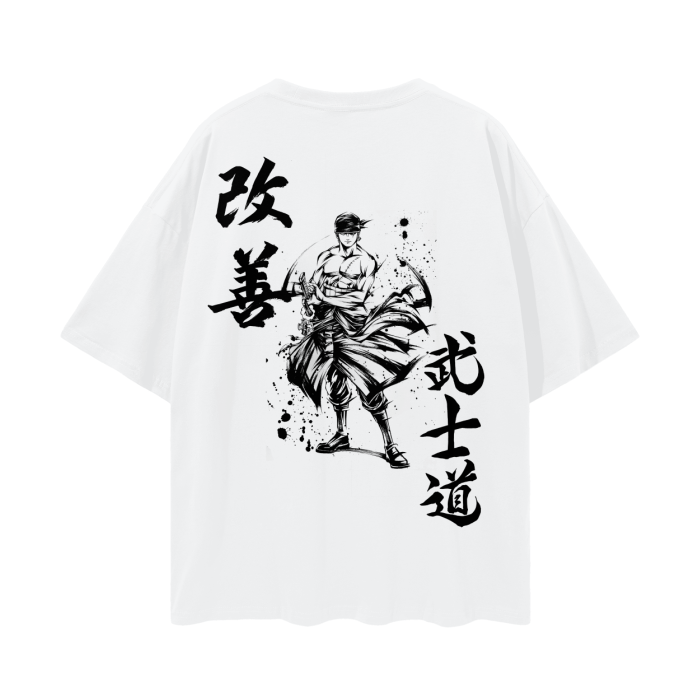 One Piece - Zoro Streetwear Shirt White - AY Line