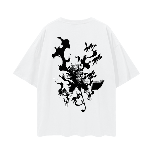 Black Clover - Asta Graffiti Streetwear Shirt White - AY Line