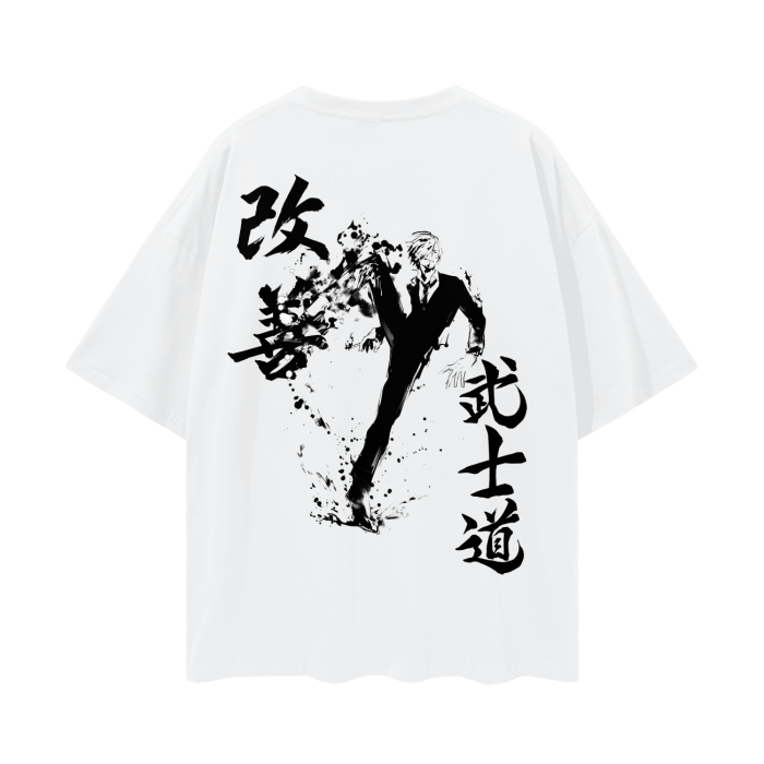 One Piece - Sanji Streetwear Shirt White - AY Line
