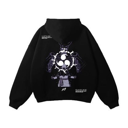 Naruto - Sasuke Streetwear Hoodie Black - AY Line