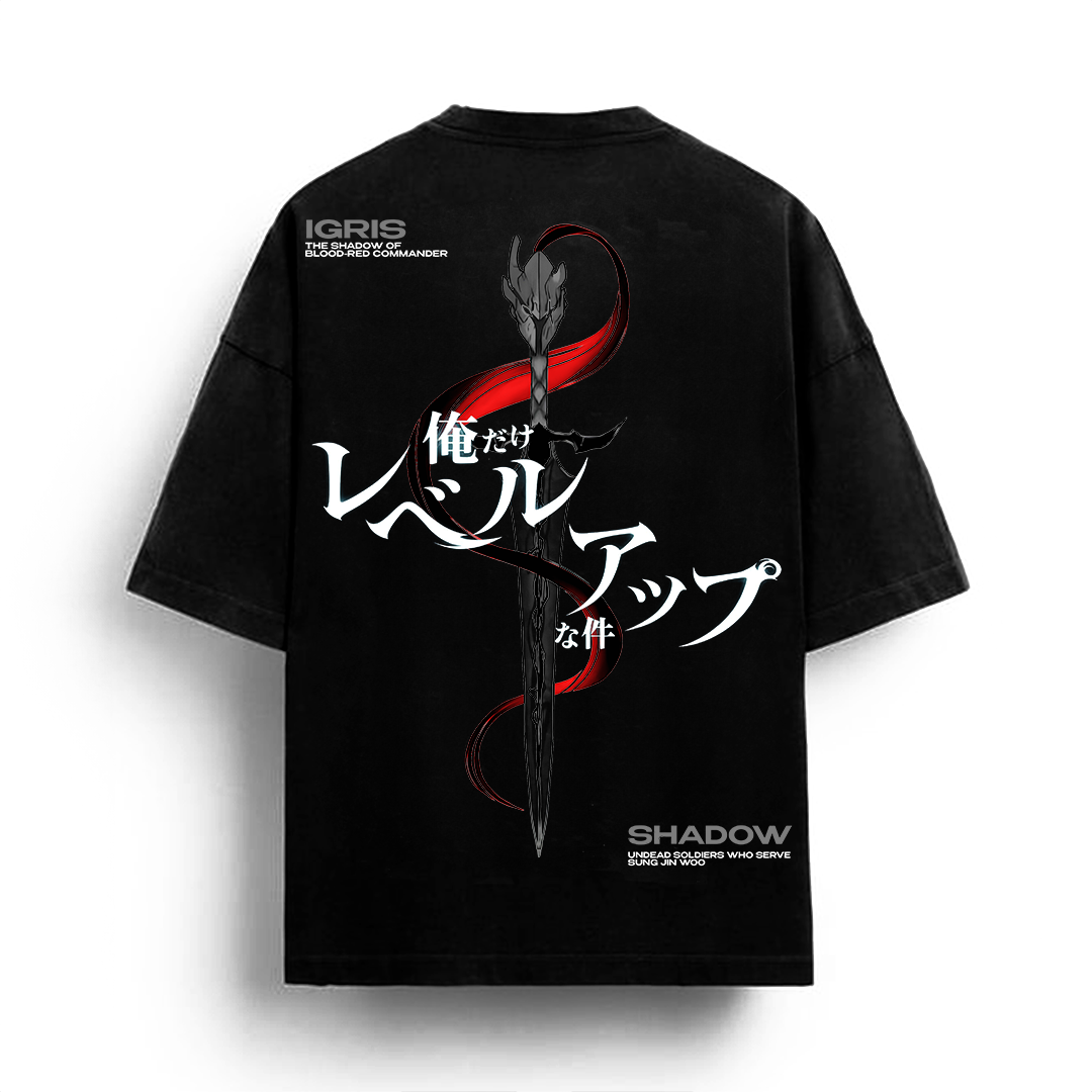 Solo Leveling - Igris Streetwear Shirt Black - AY Line