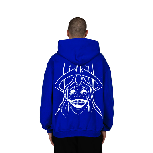 Solo Leveling - God Statue Streetwear Hoodie Blue - AY Line