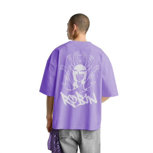 One Piece - Robin Streetwear Shirt Purple - AY Line