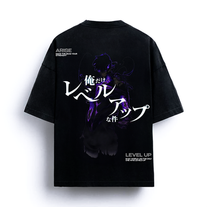 Solo Leveling - Sung Jin Woo Streetwear Shirt Black - AY Line
